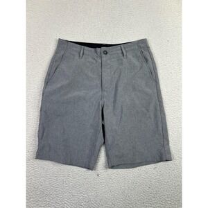 Volcom Surf & Turf Shorts Mens 30 Gray 4 Way Stretch Hybrid Walk Golf Chino